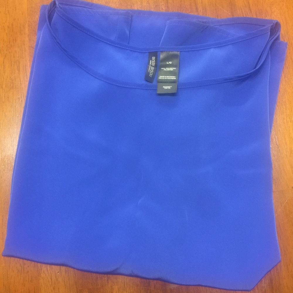 Royal Blue Blouse