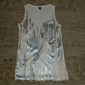 Ann Taylor Fancy Sleveless Top