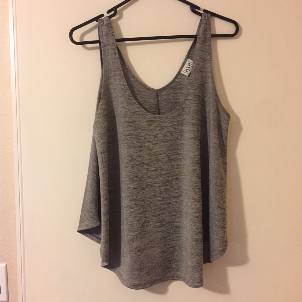 Heather Gray/Silver Tanktop