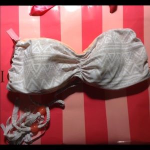 NWT Victoria's Secret reversible bandeau swim top