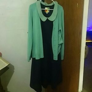 Modcloth Fervour peter pan collar dress 3x