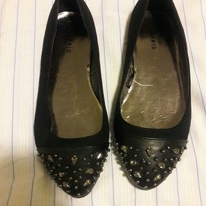 Torrid Black Studded Flat w/ Stones