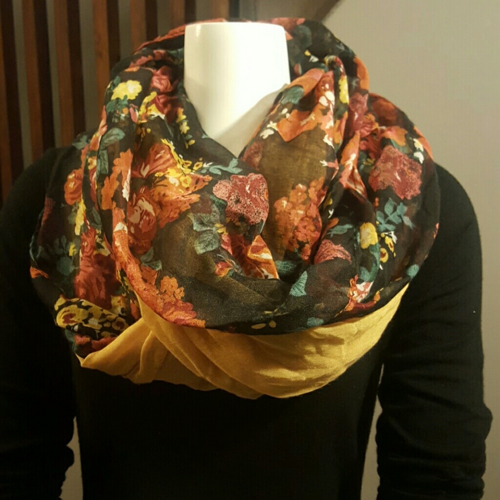 Floral scarf