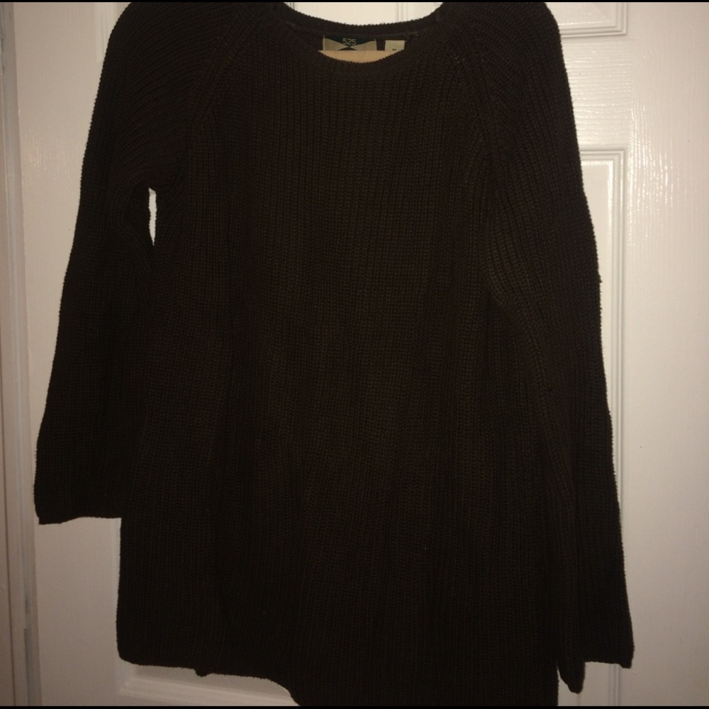 Women's open back sweater