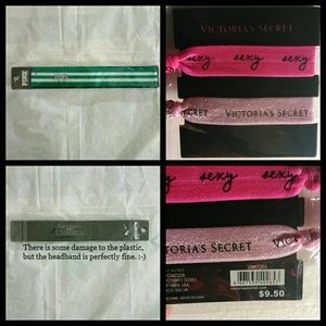 Bundle.Brand New VS Hair Ties..VSP Headband