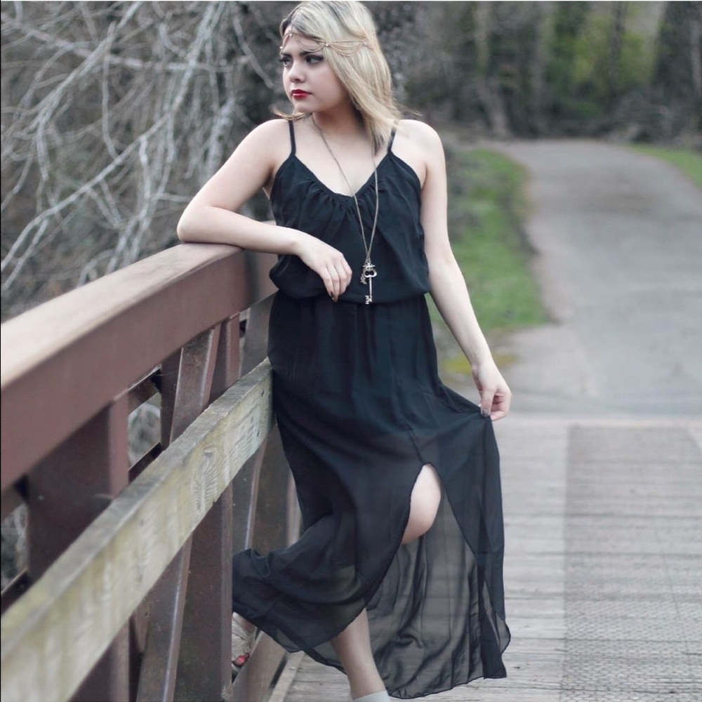 Flowy Black Dress