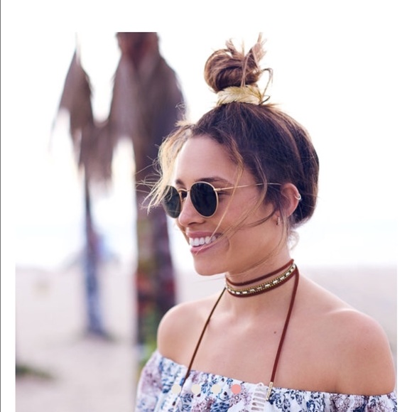 Suede  Baguette Headwrap + Choker