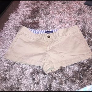 American eagle khaki shorts