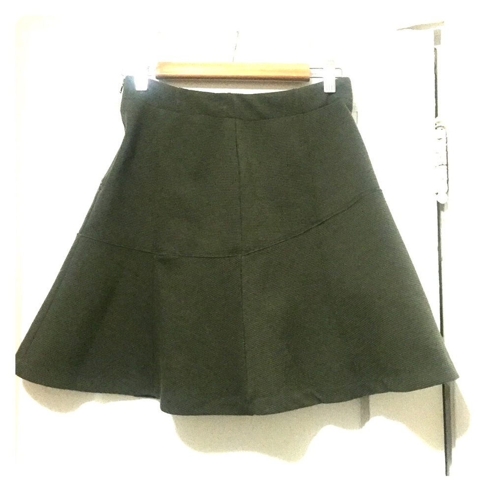 Peplum Mini Skirt