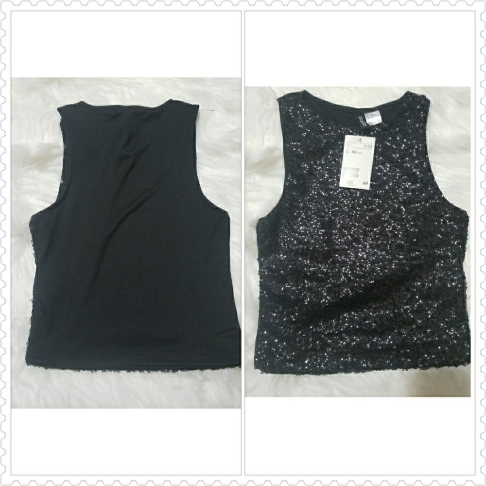 HM sequin top