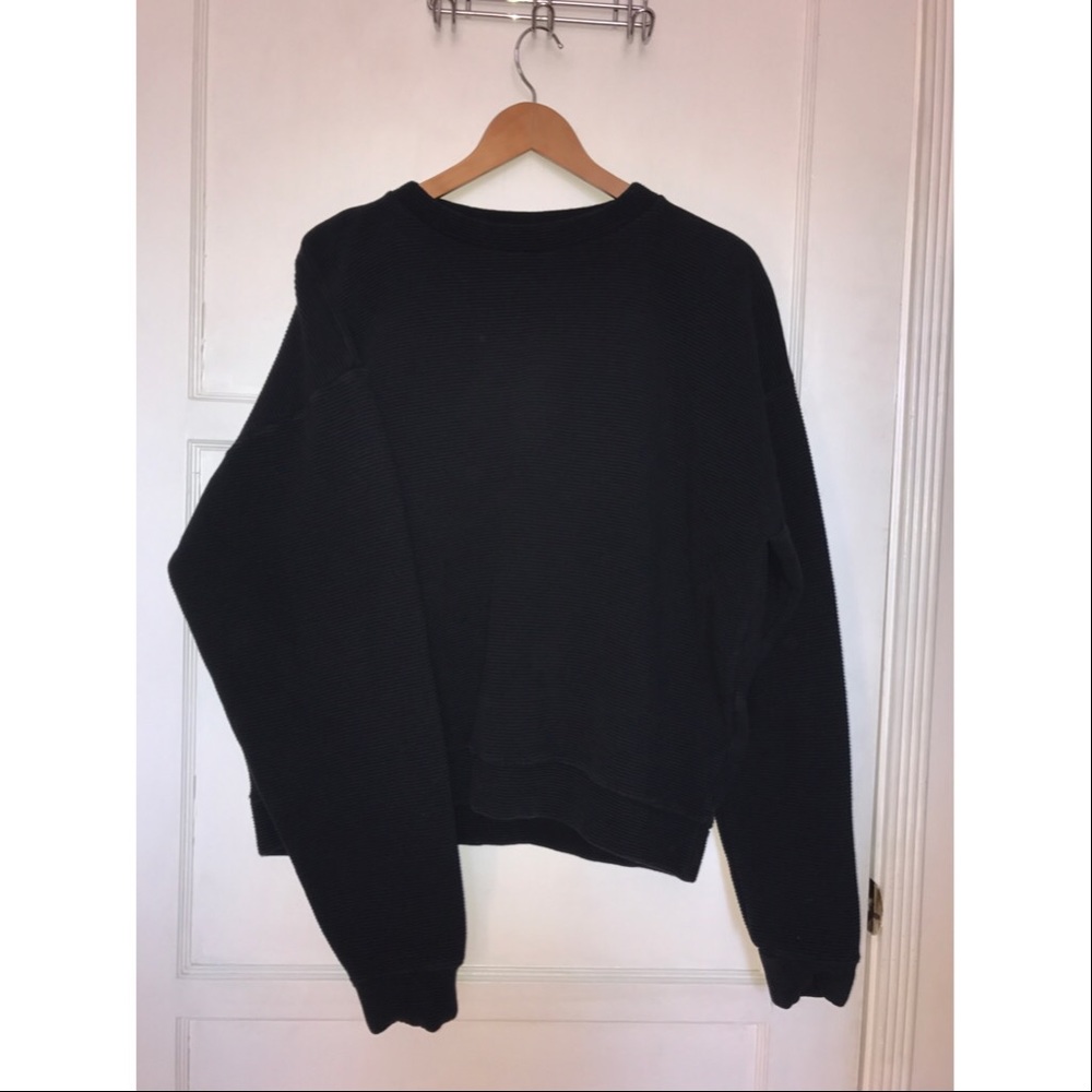 Black crew neck