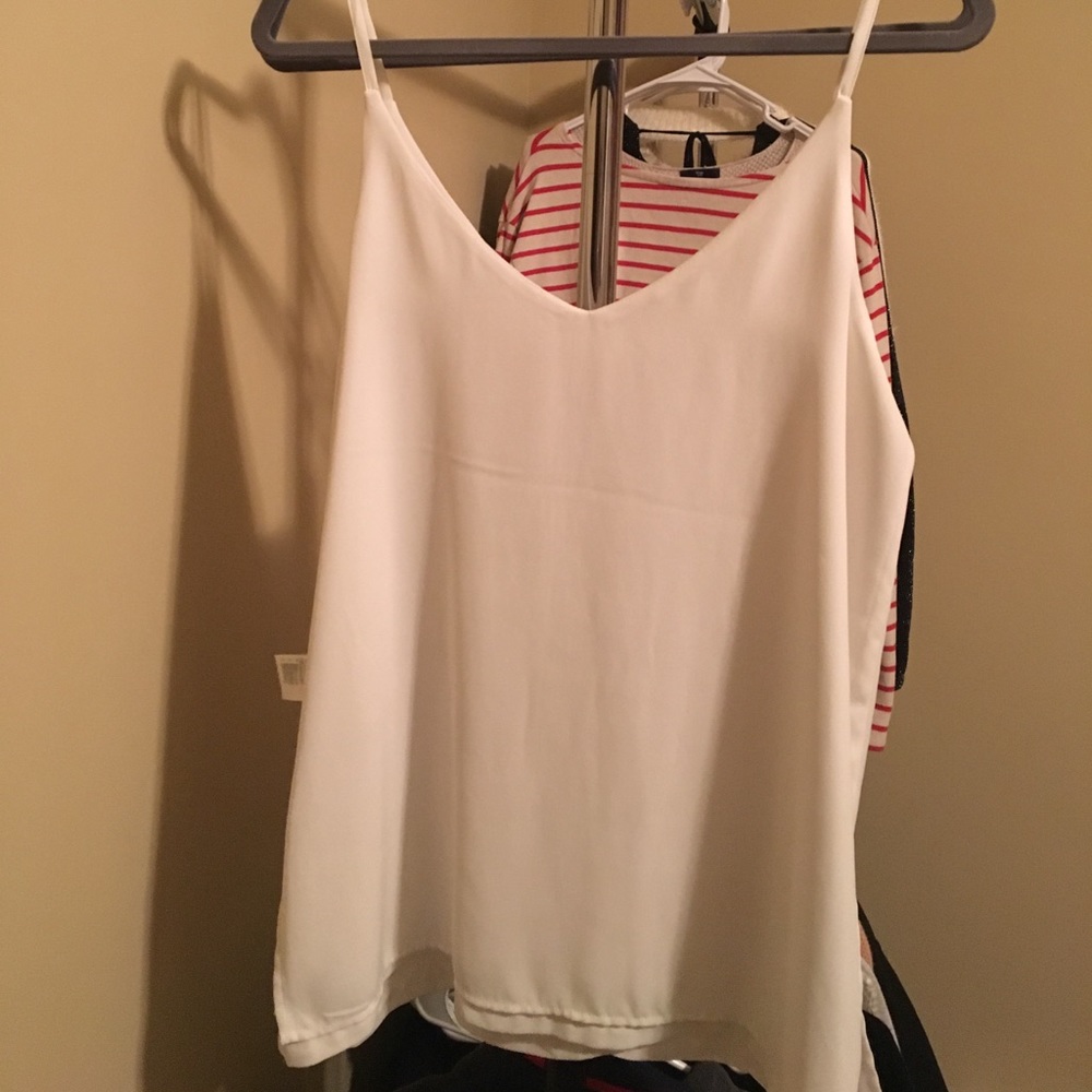 White Spaghetti Strap shirt