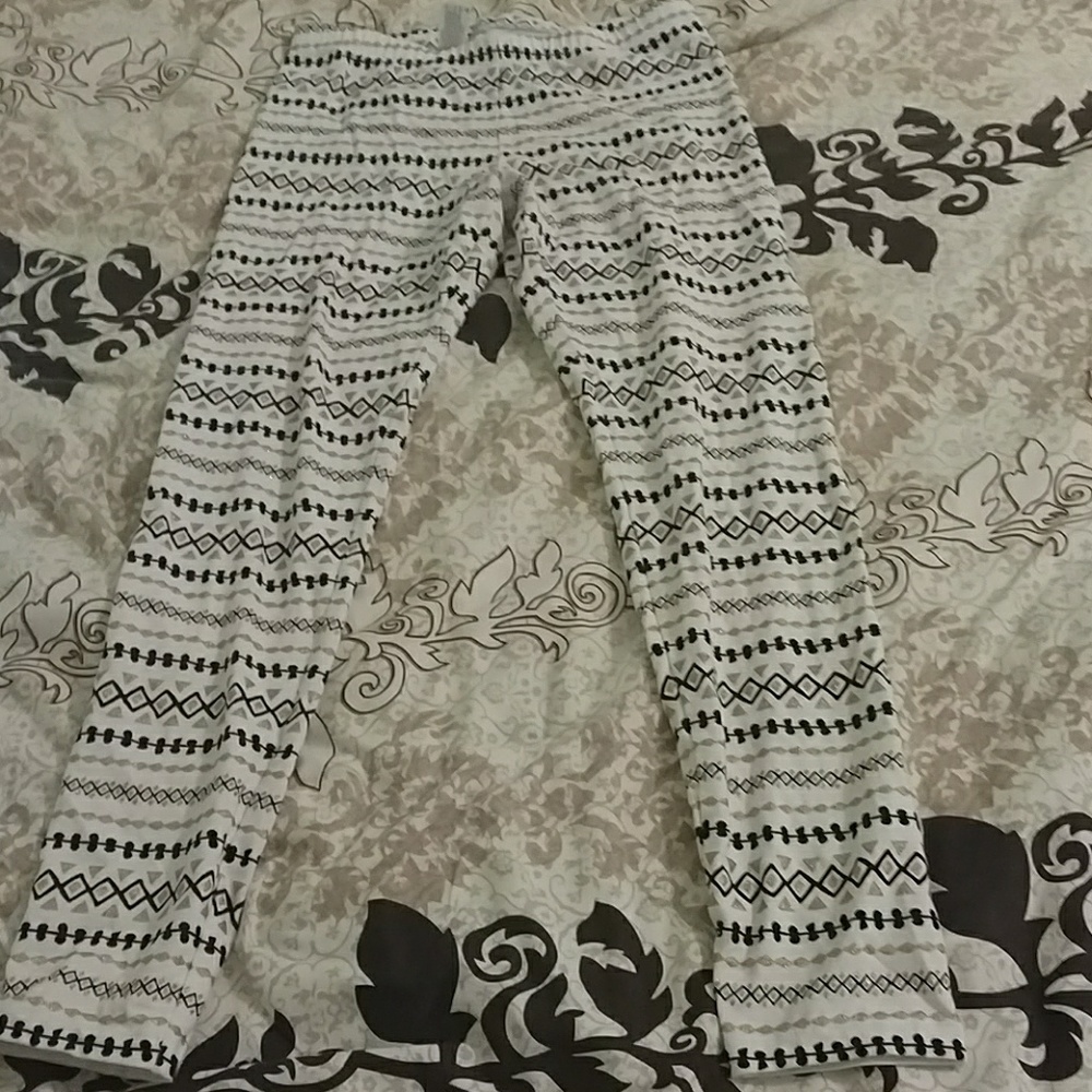 Gold and Black Leggings