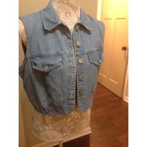 studio ease Jackets & Coats - Vintage jean vest studio ease Jackets & Coats - Vintage jean vest