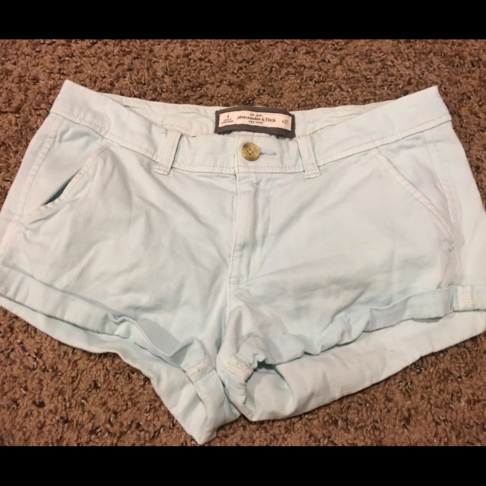 Abercrombie Shorts Size 4/ waist 27 Baby Blue