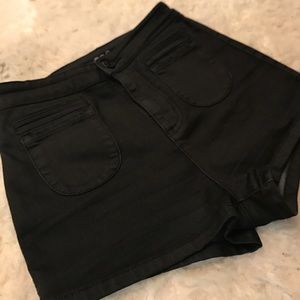BDG Black High Waisted Shorts