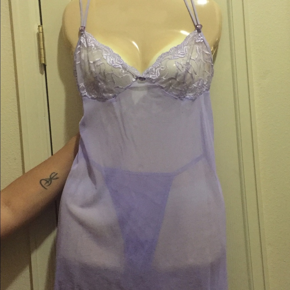 Jewels laced babydoll