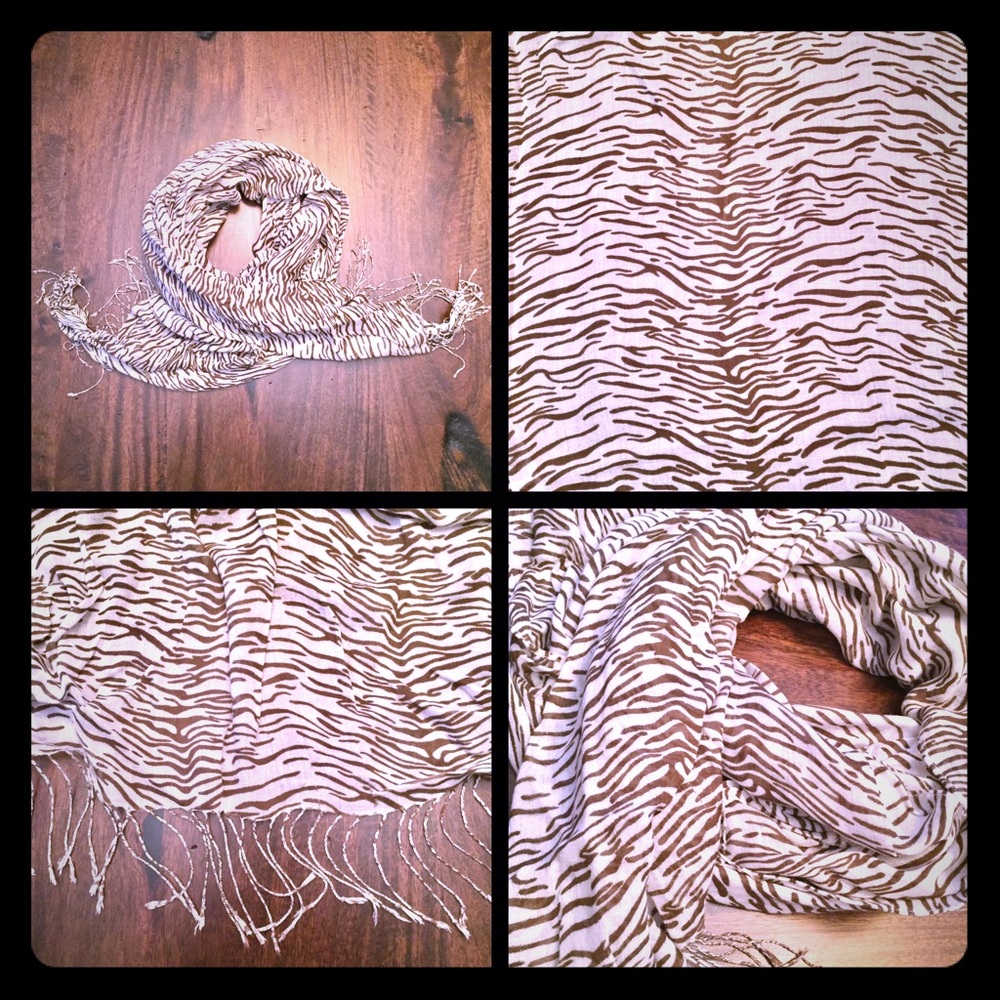 The Limited Zebra Print Scarf