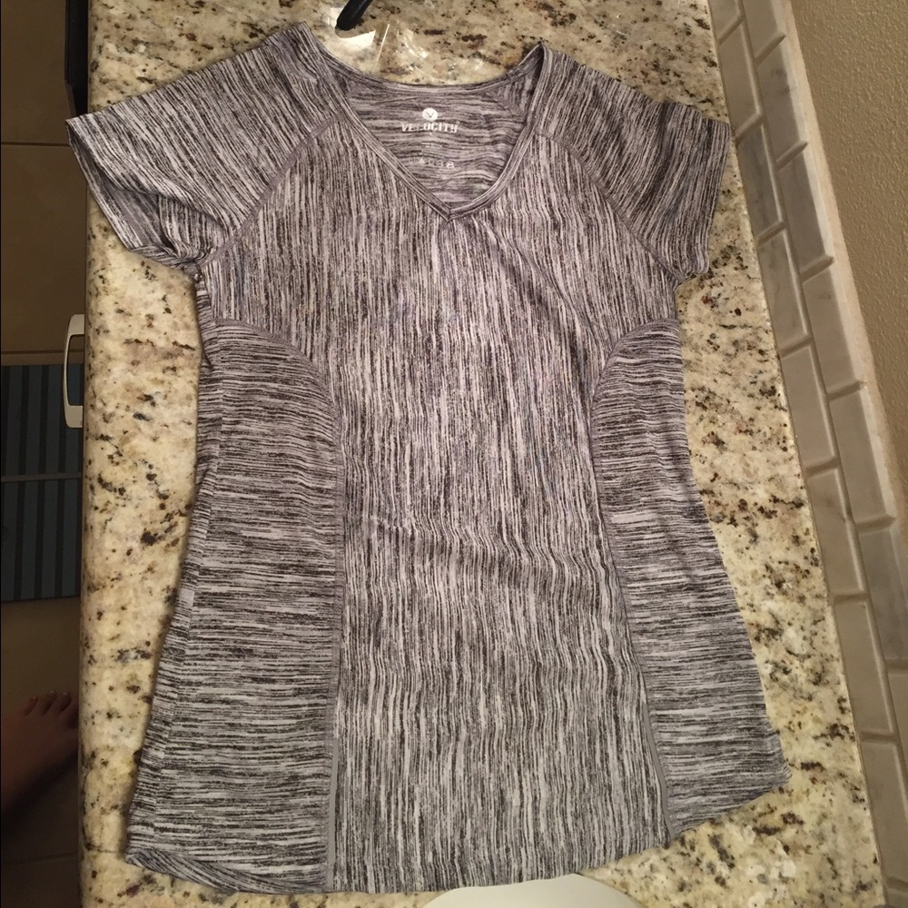 NWT- Grey Velocity workout shirt