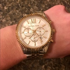 Men's Michael Kors Two-Toned Watch