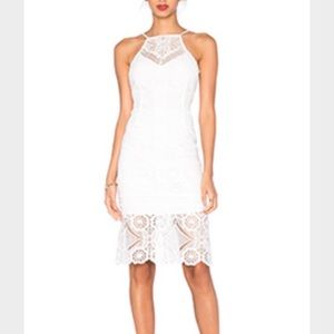 J.O.A. White lace midi dress from Nordstrom