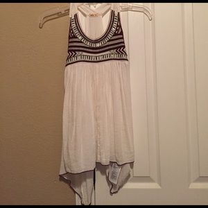White Hollister tank top