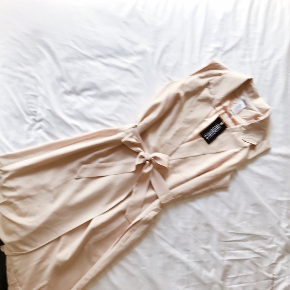 🌿Light Blush Pink Sleeveless Trench🌿 - Picture 6 of 8