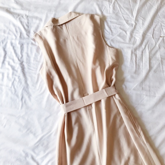 🌿Light Blush Pink Sleeveless Trench🌿 - Picture 7 of 8