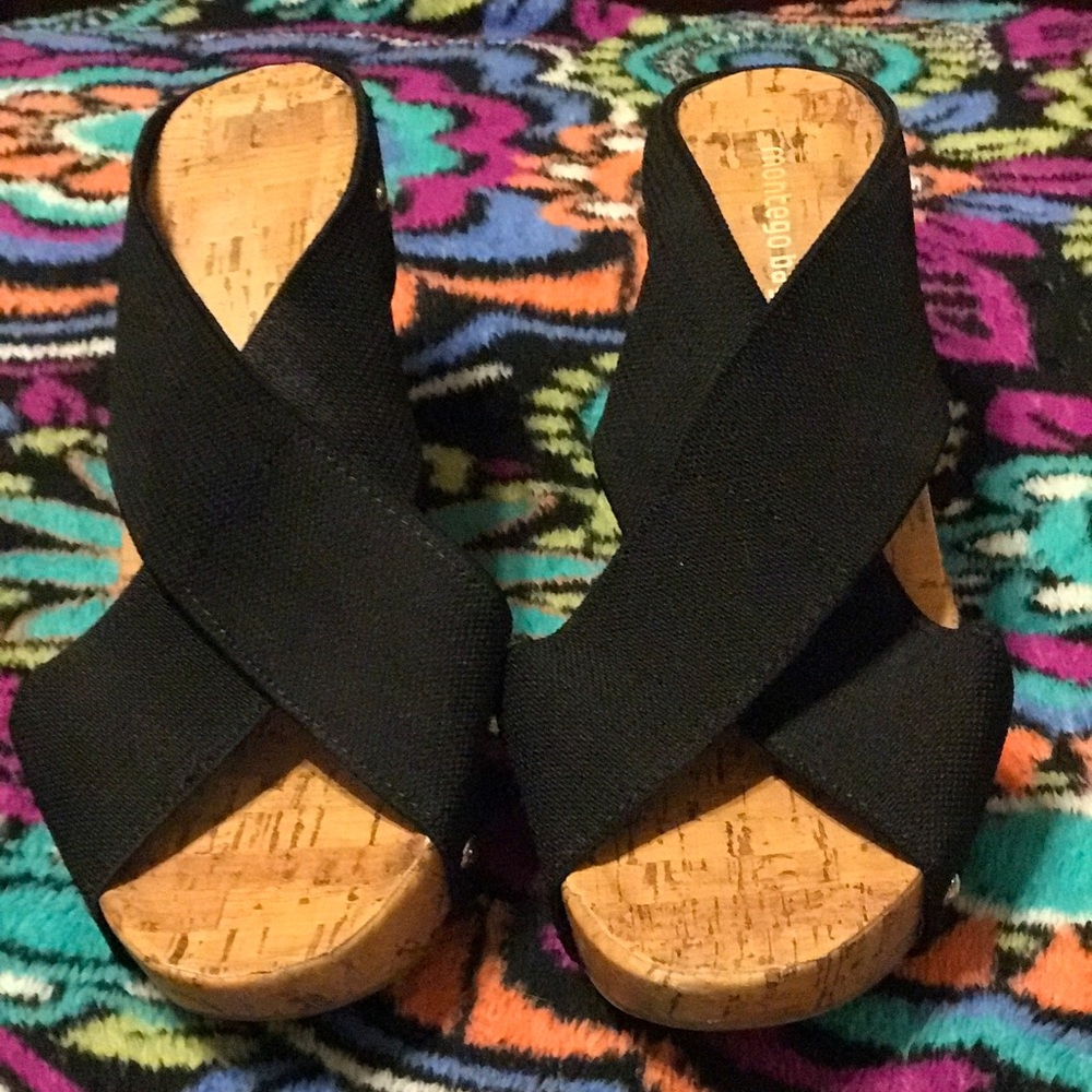 Montego Bay Club cork wedges sz 8.5