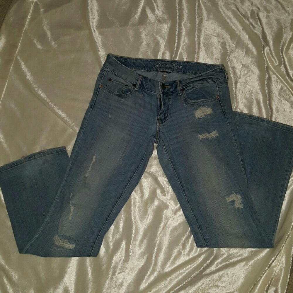 Distressed American Eagle jeans