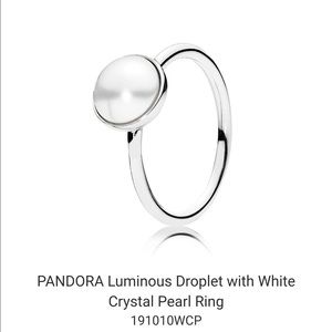 Pearl Pandora Ring