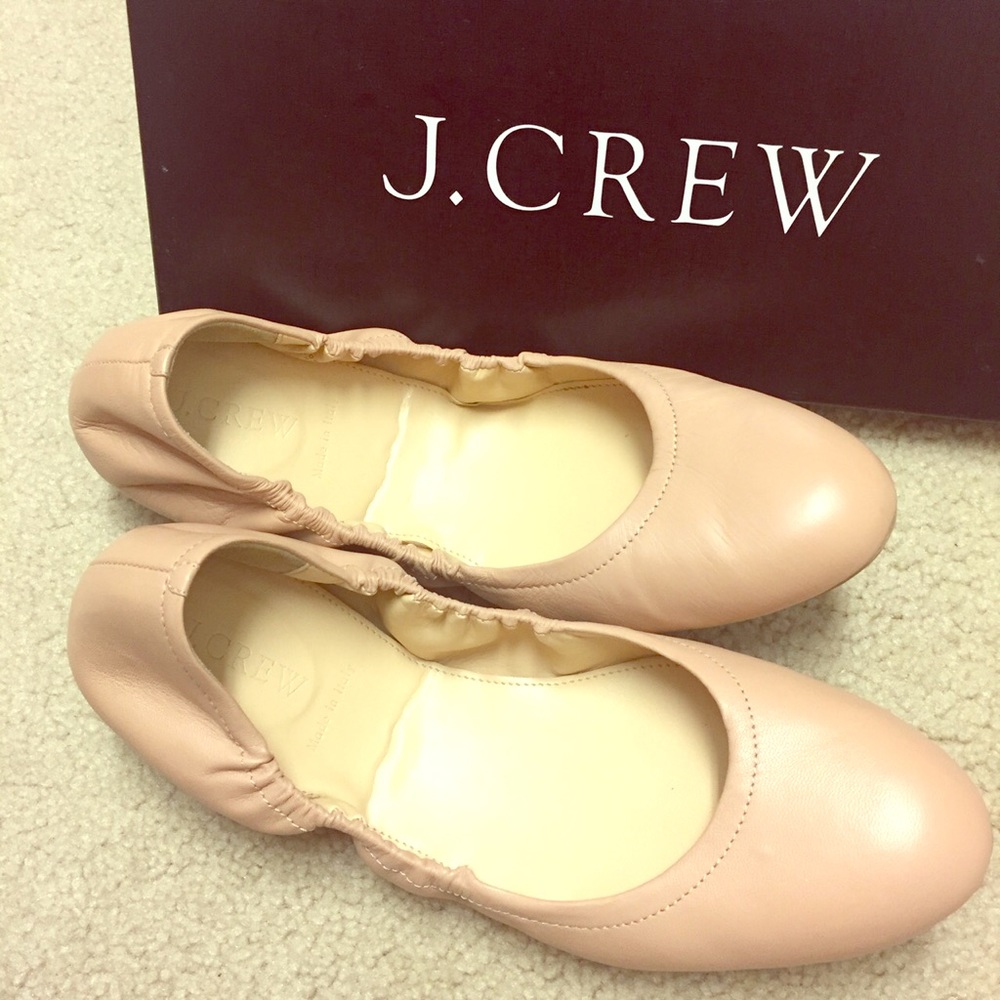 Nwb jcrew nude flats