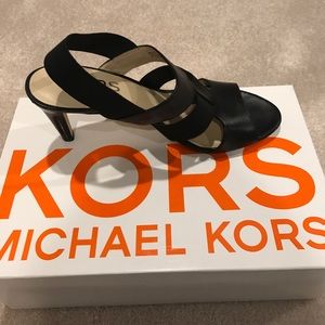 KORS Michael Kors Black leather heels