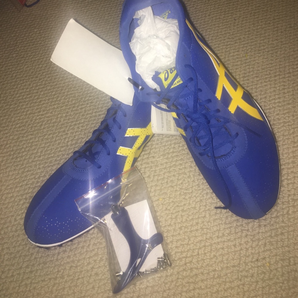 Brand new ASICS track sneakers