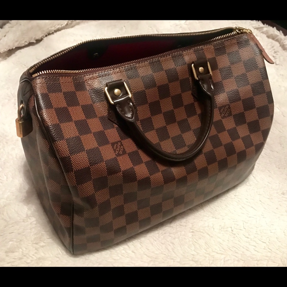 Louis Vuitton Speedy 30 Damier Ebene