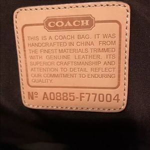 Coach diaper bag/messenger bag