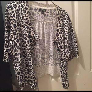 Apt 9 leopard print cardigan. Size XL