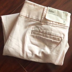 LOFT CROPPED SKINNY CHINOS