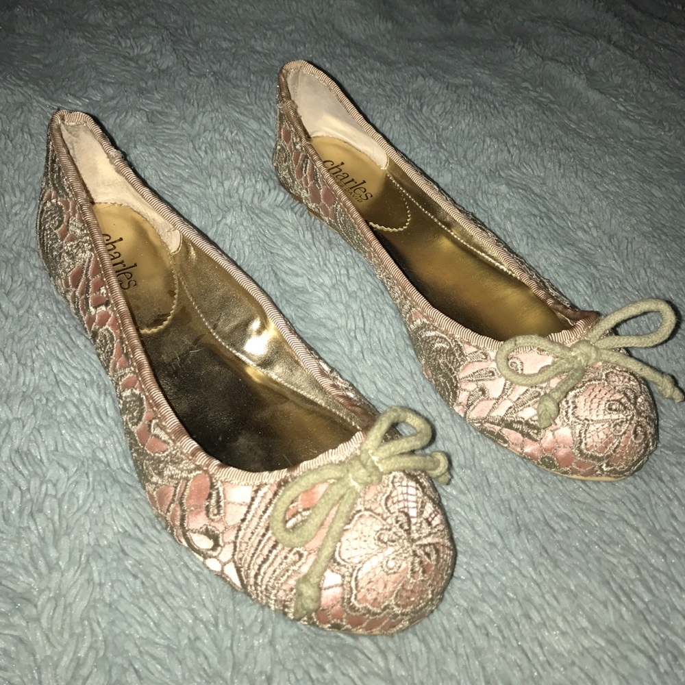 Blush and beige Charles by Charles David flats