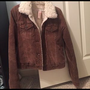 Abercrombie and Fitch brown corduroy jacket. Small