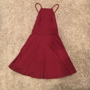 Open Back Skater Dress