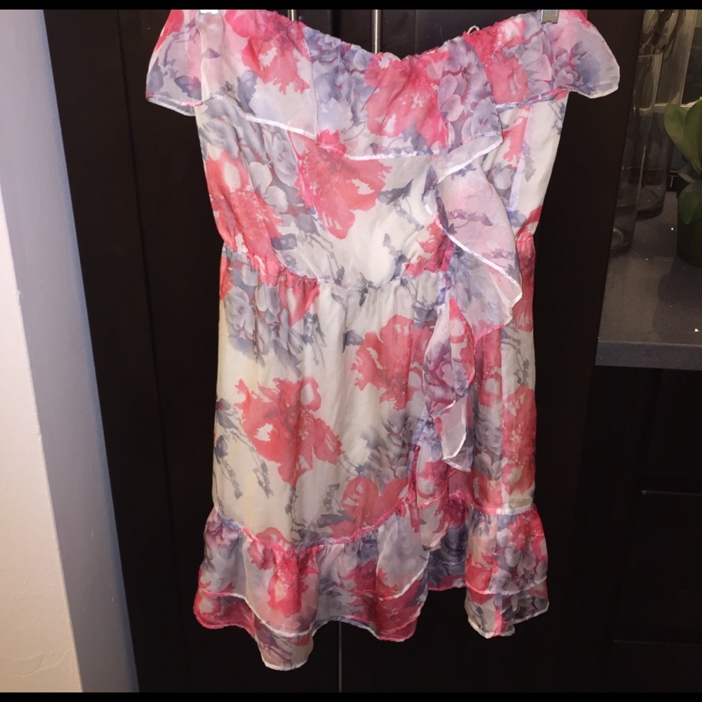 Floral wrap dress