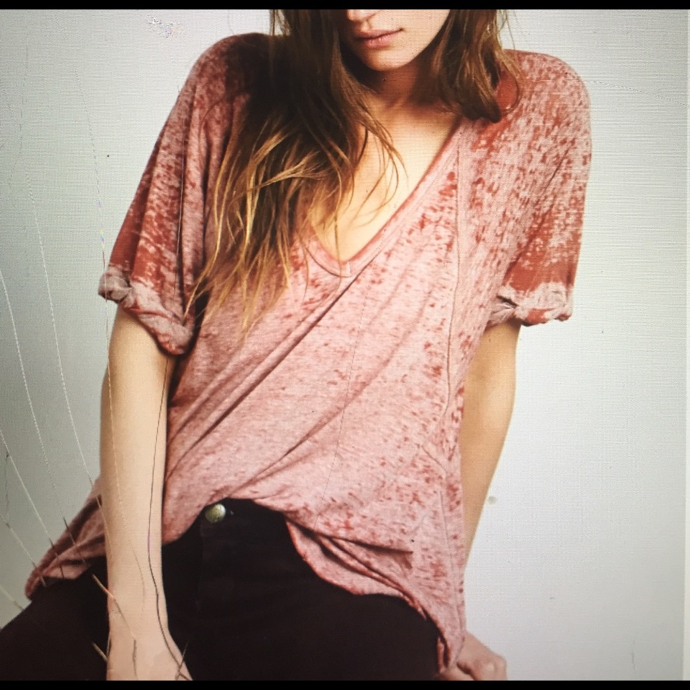 NWT Free People beautiful Marsala tunic tee