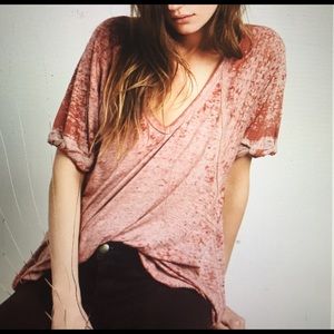 NWT Free People beautiful Marsala tunic tee
