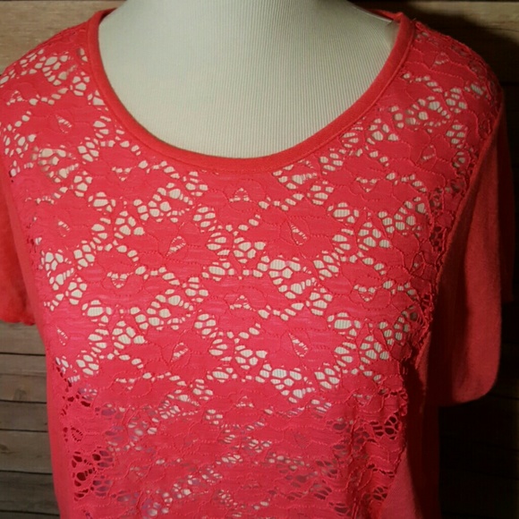 SOLD Bluebell Plus Size 1X 2X Hot Pink Front Top - Picture 3 of 8