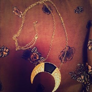 FREE PEOPLE Boho Crescent Necklace