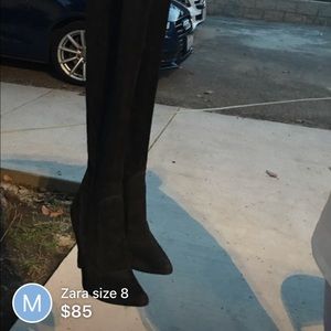Zara over the knee boots