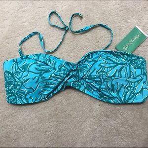 Lily Pulitzer bandeau bikini top