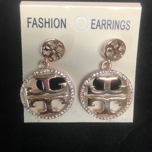 Rose gold ear rings