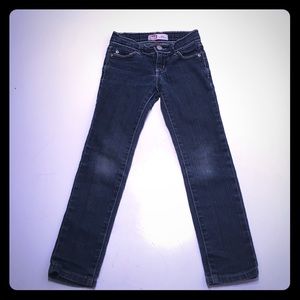 L.e.i Kate low rise skinny girls blue jeans size 5